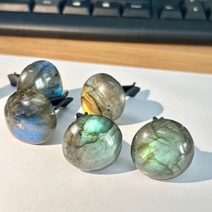 Ambientador de Coche de Labradorita Natural de Alta Calidad al por Mayor, Clip para el Hogar, Colección, Regalo, Día de San Valentín y Festividades - Product Image 3