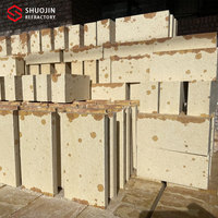 Blocs de savon de stéatite réfractaire à haute teneur en alumine, briques d'argile de bauxite légères, réfractaires, découpées, soudées, perforées, moulées, en vente