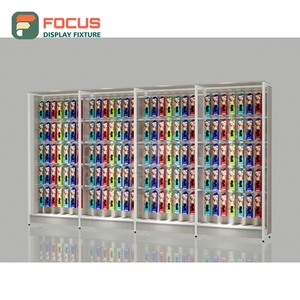 Luxury Wig Display Counter Glass Showcase Drawer Integrated Shelf Human Hair Display Counter - Product Image 1