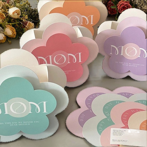 Mother's Day Flower Gift <b>Box</b> Handheld <b>Foldable</b> Paperboard Packaging with 3D Flowers Handmade Floral Materials - Product Image 2