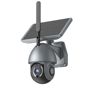 Ngoài trời an ninh năng lượng mặt trời PTZ WIFI máy ảnh với 1080P PIR phát hiện chuyển động âm thanh hai chiều và báo động ánh sáng được xây dựng trong mic - Product Image 1