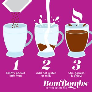Coffret Cadeau Préparations Chocolat Chaud Artisanales – Emballage Mini Tasses Modernes – Saveurs de Desserts Variées : Biscuits Rocky Road, Tarte au Beurre et à la <span class=keywords><strong>Citrouille</strong></span>, et Plus Encore - Product Image 6
