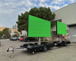 Écran d'affichage LED monté sur remorque P4, étanche pour l'extérieur, signalisation numérique pour la publicité avec télécommande - Product Image 6
