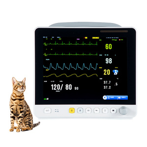 Monitor Multiparamétrico Veterinario Portátil de Alta Calidad VM12, Pantalla Táctil de 12.1 Pulgadas, Fuente de Alimentación Eléctrica - Product Image 4
