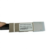 Kabel Optik Aktif 40G AOC QSFP+ ke QSFP+ 1M (3ft) hingga 50m (164ft) Jaringan Kompatibilitas Luas Kabel AOC