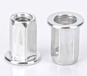 Ventes directes usine – Écrou à riveter hexagonal à tête plate en aluminium, à trou traversant, M5x13mm - Product Image 3