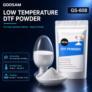 ผง TPU สำหรับงานพิมพ์แบบร้อนละลาย DTF ความหนืดปานกลาง 500 กรัม 1 กิโลกรัม ผงสำหรับการถ่ายโอนความร้อนแบบเขย่าและอบแห้ง สำหรับงานพิมพ์แบบ Direct to Film ขายส่ง - Product Image 1