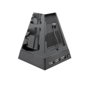 Fábrica al por mayor Ventilador de refrigeración Soporte vertical para <span class=keywords><strong>PS4</strong></span> Pro Consola Usb Hub Cargador de base de carga para controlador <span class=keywords><strong>PS4</strong></span> - Product Image 2