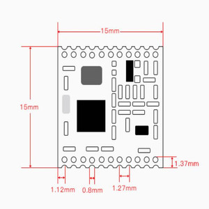 Taidacent <strong>transceiver</strong> <strong>module</strong> 20dbm frequency 433 rfm69hw rfm69h <strong>fsk</strong> new standard package - Product Image 3
