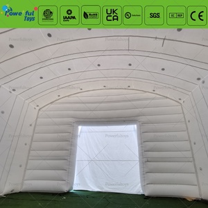 Carpa Inflable Doble Blanca Grande - Carpa de PVC Resistente <span class=keywords><strong>para</strong></span> <span class=keywords><strong>Eventos</strong></span> al Aire Libre de Cuatro Estaciones, Tipo de Soporte Recto <span class=keywords><strong>para</strong></span> Fiestas/Bodas/Campamentos - Product Image 3
