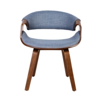 Accoudoir de chaise d'appoint moderne en bois massif pour salle d'attente VIP Salon de loisirs Salle à manger Hôtel Meubles de maison pour appartements
