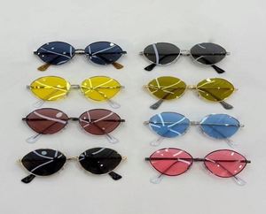 Gafas de Sol de Diseño, Ligeras, de Alta Calidad, Moda 2025, Montura Dorada Clásica, Estilo Retro, Ovaladas de Metal - Product Image 2