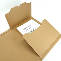 Cajas de Cartón Corrugado Reciclado Personalizadas al por Mayor, Laminación Mate, Grabado en Relieve, Impresión a Cuatro Colores, Grosor de 2 cm, Embalaje para Libros