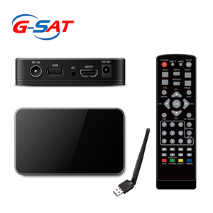 FTA迷你数字电视调谐器机顶盒DVB-T2接收器WIFI加密狗支持多语言1080p免费Air H264接收器 - Product Image 1