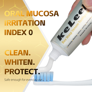 Keleek Bee Venom Compound Peptide Whitening Fluoride-Free Wholesale Premium Toothpaste for Home Use - Product Image 5