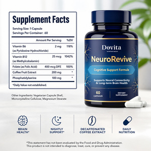 Capsules de phosphatidylsérine en gros fabriquées aux États-Unis pour enfants, soutien cérébral et concentration scolaire, marque privée, capsules sans gluten, directement de l'usine - Product Image 2