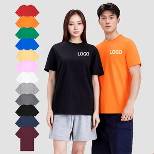 Wholesale Cheap Custom logo Short Sleeve Black Round Neck Cotton Promotional t Shirt White Plain Casual Soccer Men's T-shirts