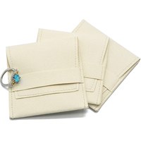 Pochette personnalisée avec logo, sacs à bijoux pour boucles d'oreilles et colliers, pochettes pour bijoux, pochette en velours pour cadeau