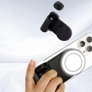 Agarre Magnético de Viaje para Teléfono con Obturador y Anillo, Soporte de Mano para Selfies Compatible con iPhone, HUAWEI y <span class=keywords><strong>Xiaomi</strong></span> - Product Image 1