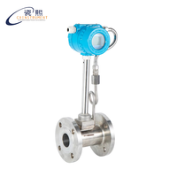 Débitmètre massique thermique pour gaz en acier inoxydable 304 316 avec raccord à bride fileté