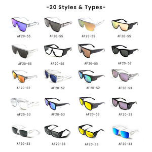 FUYUANDA Lunettes de sécurité unisexes pour le sport et le travail, verres optiques polarisés, revêtement anti-buée et anti-rayures, CE EN166 ANSI Z87.1 - Product Image 2