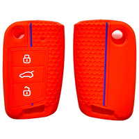 Nueva Funda para Llave de Coche, Control Remoto para VW Golf 7 GTI POLO T-Cross Touran Tiguan Skoda Octavia Rapid Kodiaq Fabia Seat Ibiza Leon