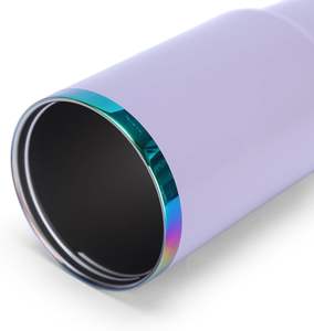 Taza de Viaje de Acero Inoxidable de 30 oz, Aislada al Vacío, de Doble Pared, con Asa Colorida - Product Image 5