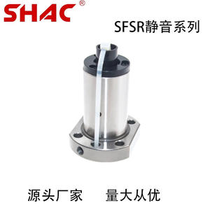 Conjunto de Tornillo de Bola Silencioso Serie SFSR1610 SFS, Precisión C7, Nuevo Acero con Rodamiento, Tornillo de Guía para Industrias CNC - Product Image 5