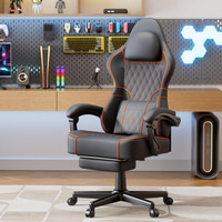 Kursi Gaming Anji Murah Sampel Gratis Ergonomis Reclining Silla Gamer PC dengan Speaker dan Pijat