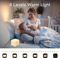 Mesin Suara White Noise dengan Speaker BT 5.1, Lampu Malam 7 Warna, 40 Suara Menenangkan, Dapat Diisi Ulang, Portabel, Mesin Suara untuk Anak