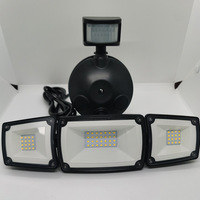 Lampu Sorot Gudang Lintas Batas 2026, Lampu Garasi 3 Kepala, Lampu Sorot AC, Sensor Inframerah Tubuh Manusia