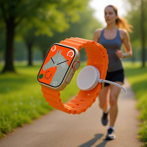 Reloj inteligente Be9 Ultra Mini Oled cuadrado de 36-40mm, rastreador de actividad física con Bluetooth, Monitor de ritmo cardíaco y sueño para hombre, mujer y pareja - Product Image 2