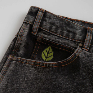 Toptan özelleştirilmiş nakış yama erkekler fermuar Fly gevşek Fit % 100% pamuk Denim pantolon Baggy Jorts Skate kot şort - Product Image 5