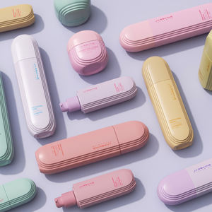 カスタマイズ可能なサステイナブルフェイスクリーム・ボディバター（30ml、50ml、100ml）丸型スキンケアボトル＆ジャー包装、高級エコフレンドリー - Product Image 6