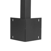 HIMOWAY – Poteau d'angle moderne en acier inoxydable à fixation latérale, résistant à la rouille, pour escalier, balcon, villa, appartement, hôtel – Garantie 5 ans