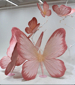 Fiori di Carta Giganti all'Ingrosso, Decorazioni per Matrimoni, Fiori di Carta Crespa, Rose e Papaveri Giganti per Decorazioni - Product Image 4