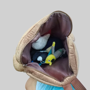 Mochila de felpa <span class=keywords><strong>Domo</strong></span> <span class=keywords><strong>Kun</strong></span> de gran tamaño con habitación grande para estudiantes, mochilas de animales de juguete al por mayor - Product Image 3