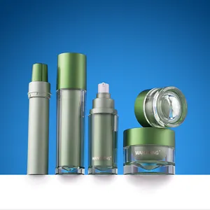2024 ZXZ silinder mewah baru PET/akrilik Airless botol pompa ramah lingkungan dan kemasan isi ulang perawatan kulit wadah 30/50ml