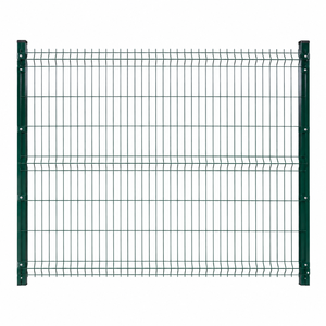 Système de clôture 3D de 1,53 m de hauteur avec courbures en W, fil de 5,0 mm galvanisé à chaud, facilement assemblable avec poteau - Product Image 1