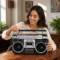 Meilleure vente, vieux lecteur de cassette stéréo portable hanxiangda, lecteurs de cassette, enregistreurs de cassette odm oem personnalisé