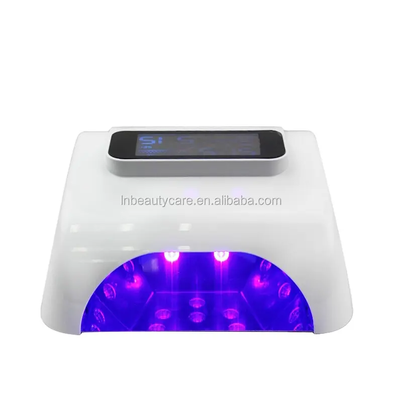 battery operated hand dryer LED Nail Dryer 48W gel uv led cordless nail gel polish lamp allow two hands together