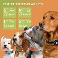 Collier GPS pour chat et chien en cuir de haute qualité 2026 avec Airtag intégré – Idéal pour l'entraînement des animaux de compagnie