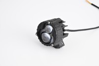 Nouveau phare de moto à succès, système d'éclairage auxiliaire modifié en forme de gourde, phare de moto clignotant