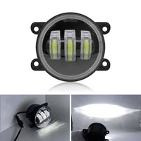 Lampu Kabut LED 3.5-inci 30W Baru dengan Angel Eyes Kuning Putih untuk Kendaraan Off-road, Lensa Lampu Depan, Lampu Siang Hari