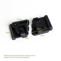 SOTAC Tactical K-CLIP Helmet Mount untuk RQE Universal Mount PVS-14 Night Vision Bridge Mounts Dovetail Conversion Adapter