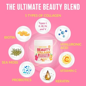 Colágeno en Polvo <span class=keywords><strong>de</strong></span> Belleza en Oferta, Ácido Hialurónico, Probióticos, Colágeno Hidrolizado Rico en <span class=keywords><strong>Vitamina</strong></span> <span class=keywords><strong>C</strong></span>, Antioxidante <span class=keywords><strong>para</strong></span> Piel, <span class=keywords><strong>Cabello</strong></span> y Uñas - Product Image 2