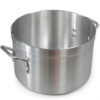 Set Panci Aluminium Tebal Anti Lengket untuk Restoran Hotel, Panci Sup Aluminium Rumah Tangga, Panci Aluminium Besar