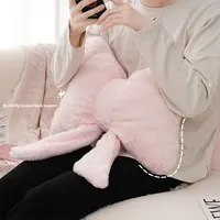 Coussin décoratif en forme de nœud en peluche douce et élégante, coussin en peluche en forme de nœud, décoration d'intérieur, cadeau pour canapé, chaise