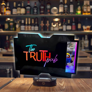 กระดานข้อความบริการ VIP แบบกำหนดเองผู้นำเสนอขวดหน้าจออิเล็กทรอนิกส์แบบดิจิตอล <span class=keywords><strong>LED</strong></span> ที่ทันสมัยสำหรับร้านอาหารบาร์เลานจ์ไนท์คลับ - Product Image 2