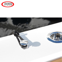 Crochet de fixation pour pare-battage FOYO en acier inoxydable 316, permet un montage rapide des pare-battages de bateau, anticorrosion et robuste pour une utilisation marine à long terme